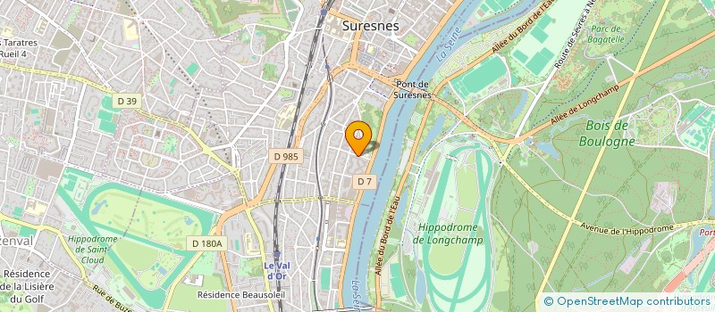 localisation de l'entreprise TRANSCAT INTERNATIONAL à SURESNES