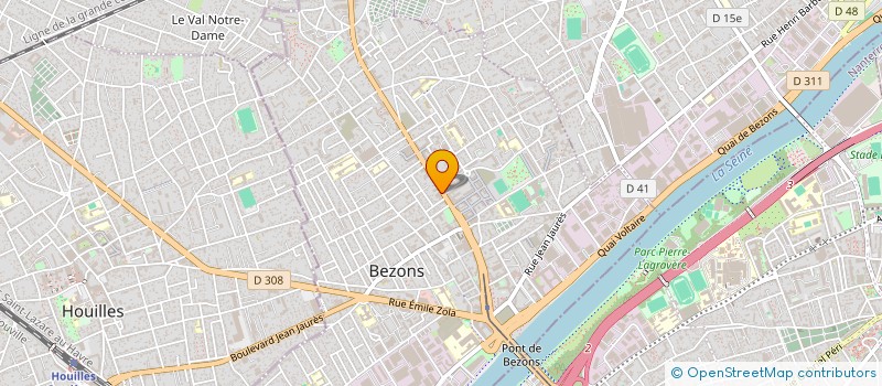 localisation de l'entreprise TRANSCEND INVEST à BEZONS