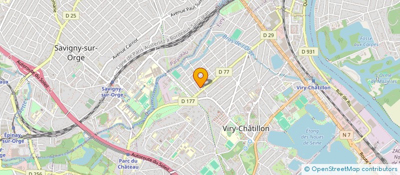 localisation de l'entreprise TRANSCENDANCE à VIRY-CHATILLON