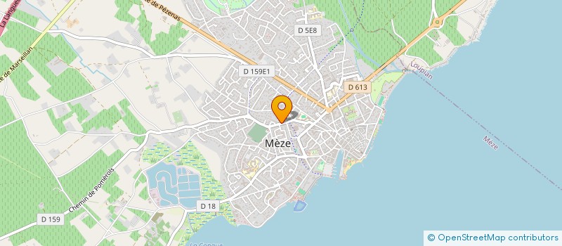 localisation de l'entreprise TRANSCERAM à MEZE