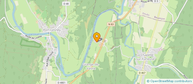 localisation de l'entreprise TRANSCIURE  LES ARSURES