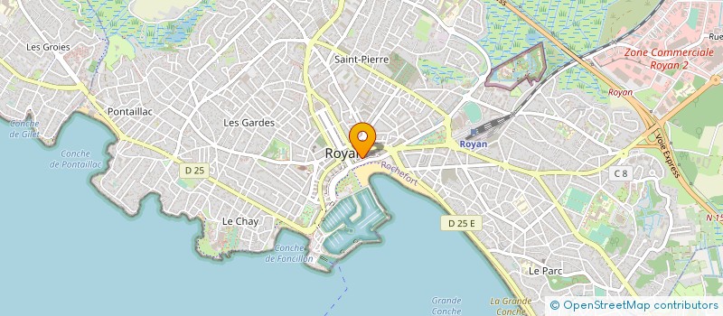 localisation de l'entreprise TRANSCO 17  ROYAN