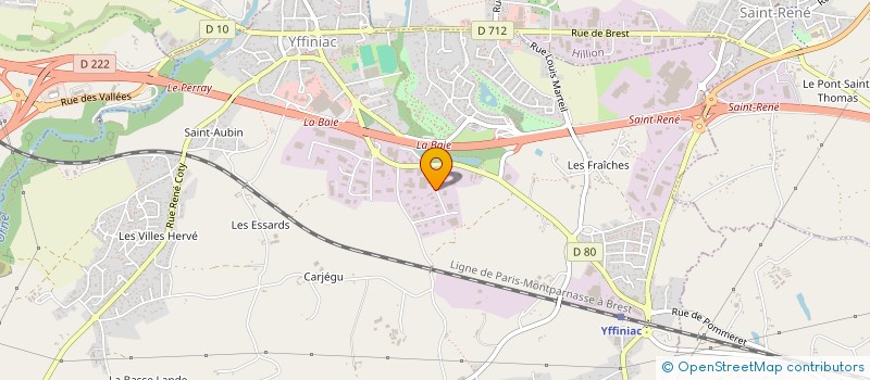 localisation de l'entreprise TRANSCO à YFFINIAC