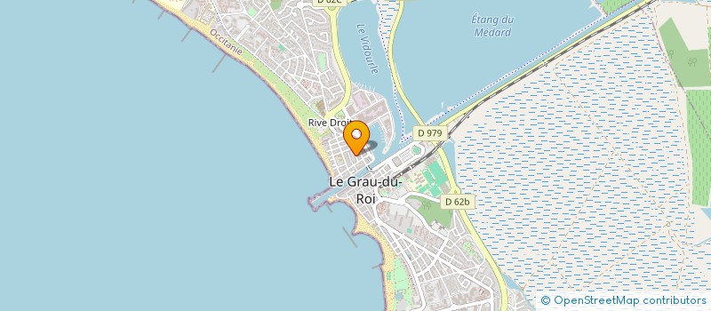 localisation de l'entreprise TRANSCOLIS SERVICES BENQUET  LE GRAU-DU-ROI