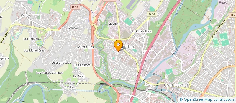 localisation de l'entreprise TRANSCOM  ANNECY