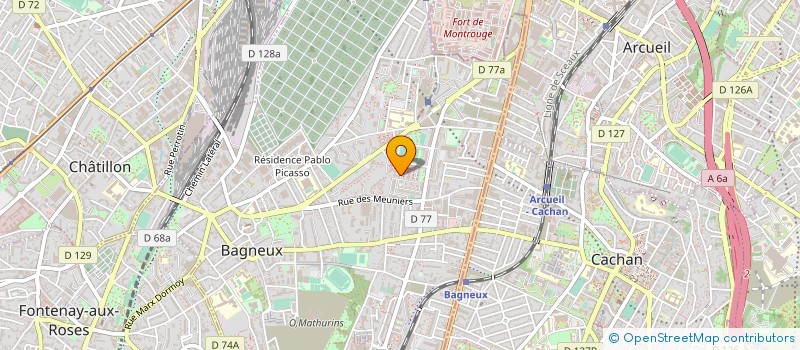 localisation de l'entreprise TRANSCOM FRANCE à BAGNEUX