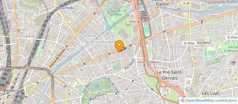 localisation de l'entreprise TRANSCOMMERCE à PARIS