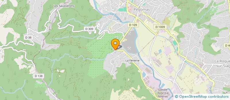 localisation de l'entreprise TRANSCOMMODE  PEGOMAS