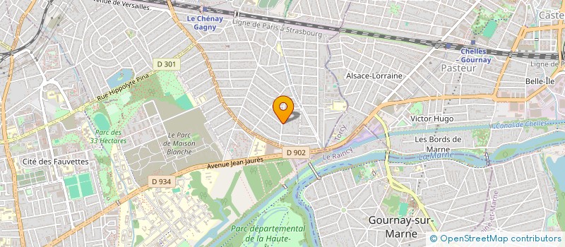 localisation de l'entreprise TRANSCONCEPT  GAGNY