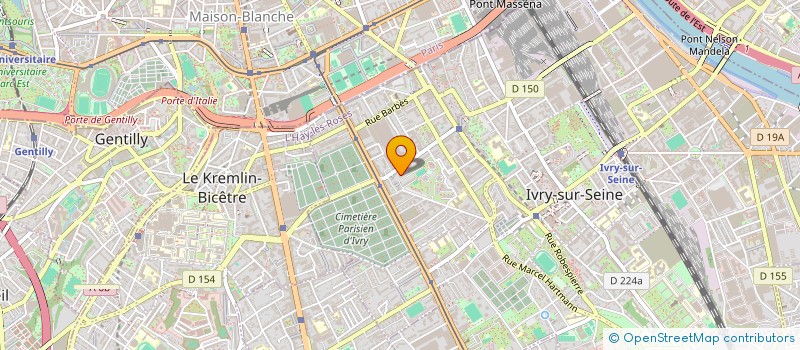 localisation de l'entreprise TRANSCONFORT  IVRY-SUR-SEINE