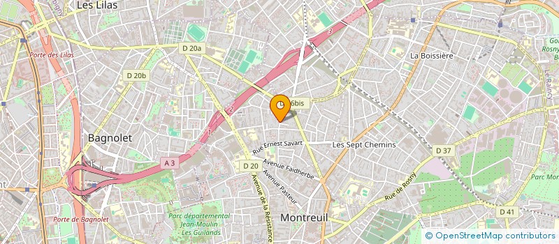 localisation de l'entreprise TRANSCONIA & ASSOCIES à MONTREUIL