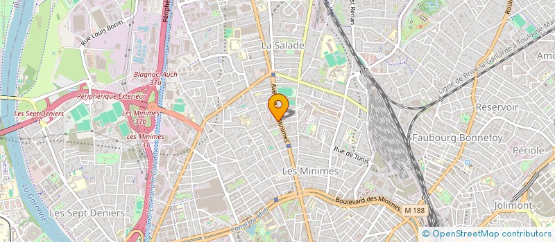 localisation de l'entreprise TRANSCOOP FRANCE à TOULOUSE