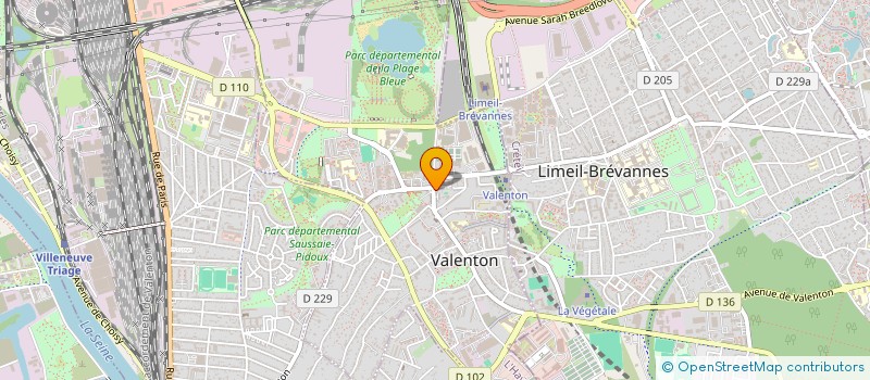 localisation de l'entreprise TRANSDAJO à VALENTON