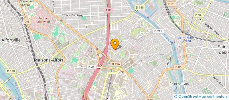 localisation de l'entreprise TRANSDASHA à CRETEIL
