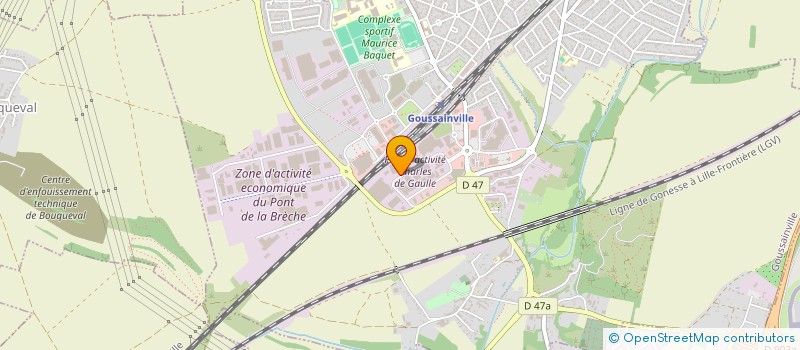 localisation de l'entreprise TRANSDECAPAR à GOUSSAINVILLE