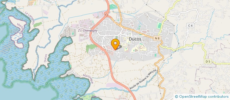 localisation de l'entreprise TRANSDEL à DUCOS