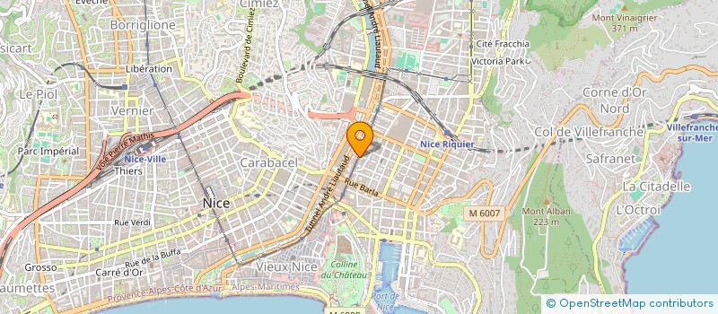 localisation de l'entreprise TRANSDEM à NICE