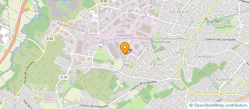 localisation de l'entreprise TRANSDEM à TOURNEFEUILLE