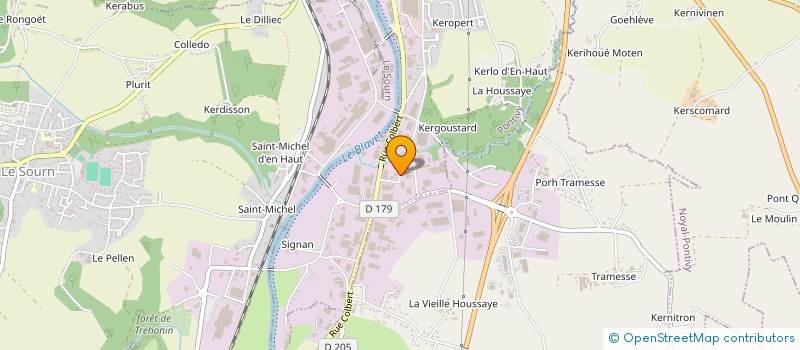localisation de l'entreprise TRANSDEM PIANO MEUBLE ET POIDS LOURD  PONTIVY