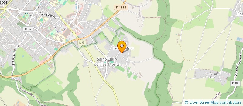 localisation de l'entreprise TRANSDEME  SAINT-CLAIR-SUR-LES-MONTS