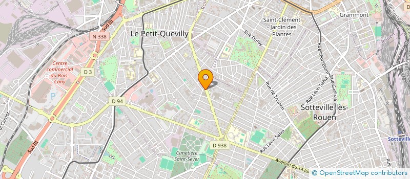 localisation de l'entreprise TRANSDEMME à PETIT QUEVILLY (LE)
