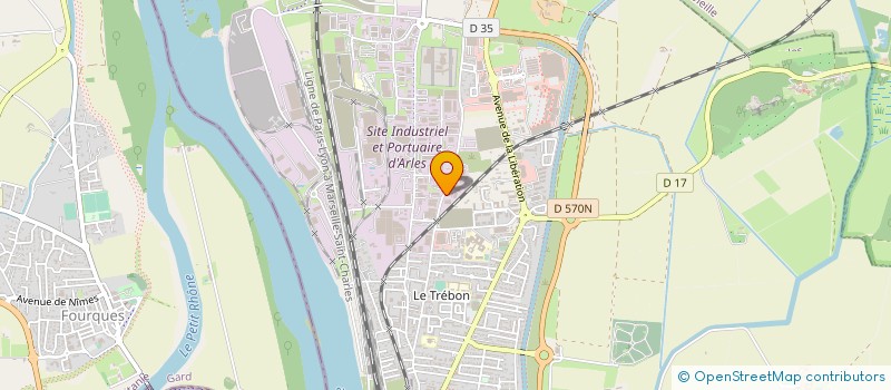 localisation de l'entreprise TRANSDEV ARLES à ARLES