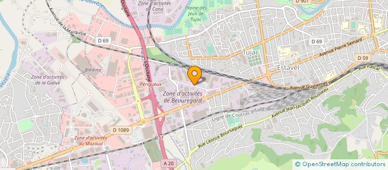 localisation de l'entreprise TRANSDEV BRIVE  BRIVE-LA-GAILLARDE