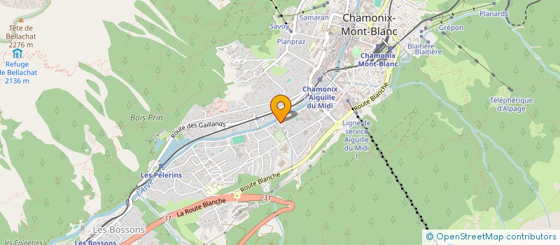 localisation de l'entreprise TRANSDEV CHAMONIX  CHAMONIX-MONT-BLANC