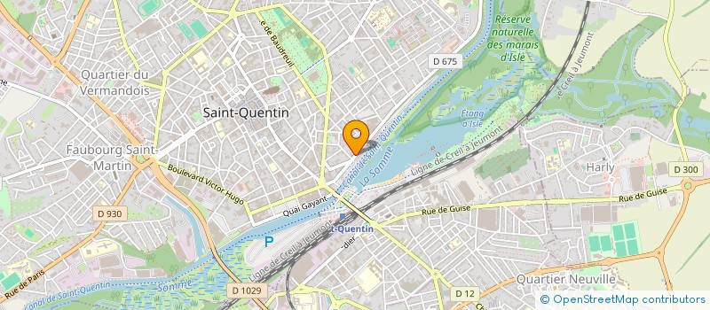 localisation de l'entreprise TRANSDEV COMPAGNIE AXONAISE à SAINT-QUENTIN