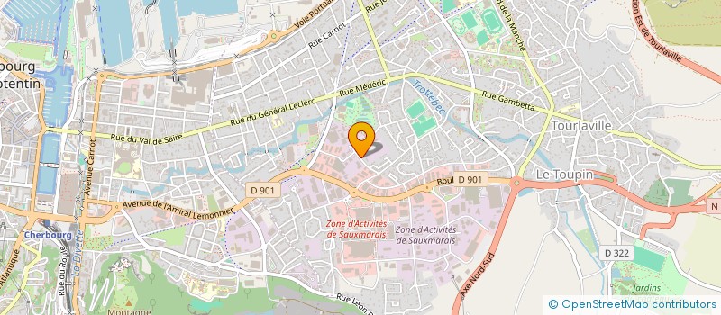 localisation de l'entreprise TRANSDEV COTENTIN  CHERBOURG-EN-COTENTIN