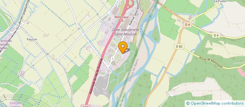 localisation de l'entreprise TRANSDEV DURANCE à MANOSQUE