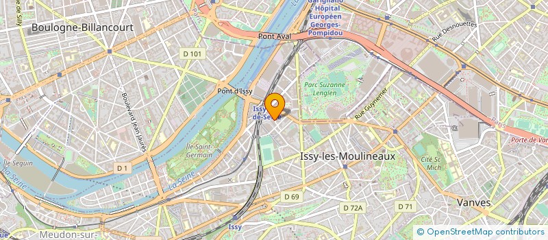 localisation de l'entreprise TRANSDEV EXPRESS SUD OUEST à ISSY-LES-MOULINEAUX