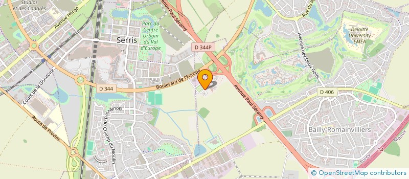 localisation de l'entreprise TRANSDEV MARNE LA VALLEE à BAILLY-ROMAINVILLIERS