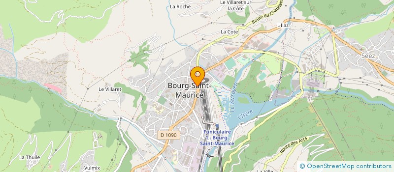 localisation de l'entreprise TRANSDEV MARTIN à BOURG-SAINT-MAURICE