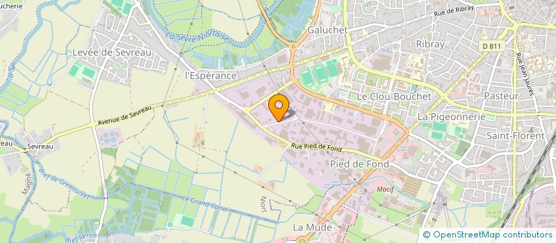 localisation de l'entreprise TRANSDEV NIORT AGGLOMERATION  NIORT