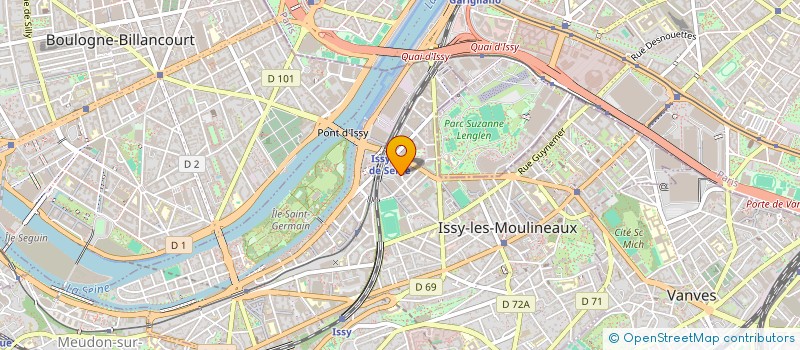 localisation de l'entreprise TRANSDEV OURCQ à ISSY-LES-MOULINEAUX