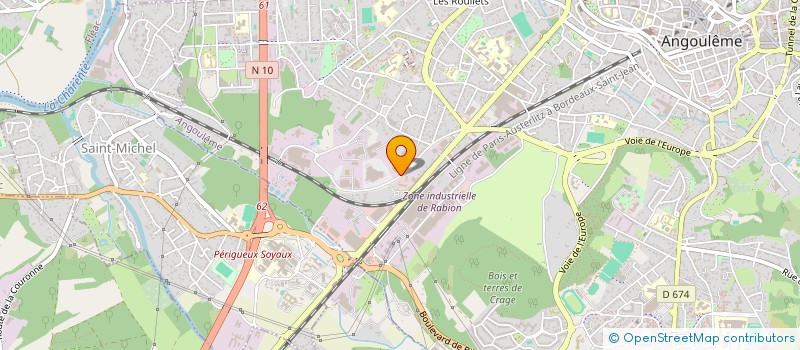 localisation de l'entreprise TRANSDEV POITOU-CHARENTES à ANGOULEME