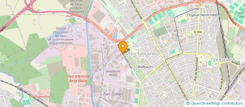 localisation de l'entreprise TRANSDEV REIMS  REIMS