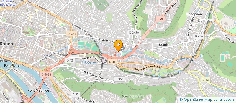 localisation de l'entreprise TRANSDEV ROUEN  ROUEN