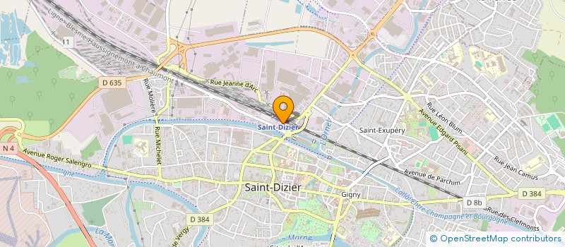 localisation de l'entreprise TRANSDEV SAINT DIZIER à SAINT-DIZIER