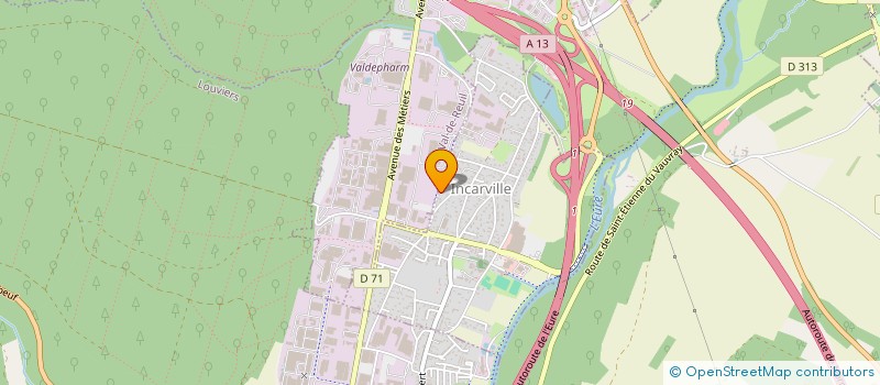 localisation de l'entreprise TRANSDEV SEINE EURE  INCARVILLE