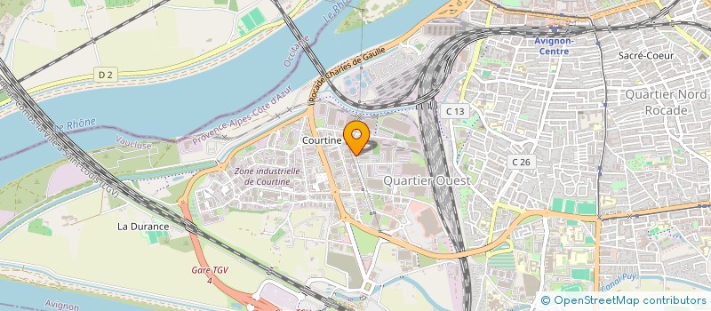 localisation de l'entreprise TRANSDEV VAUCLUSE  AVIGNON