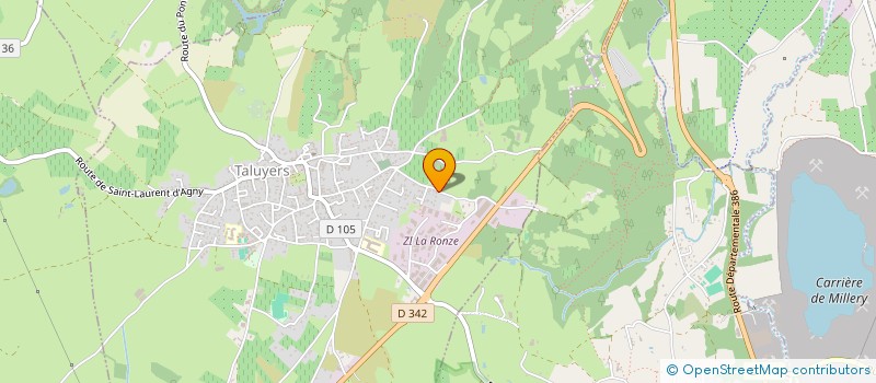 localisation de l'entreprise TRANSDICHOL  TALUYERS