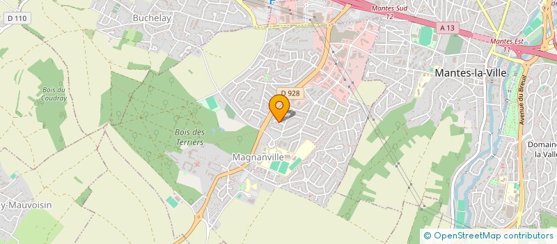 localisation de l'entreprise TRANSDIFF  MAGNANVILLE