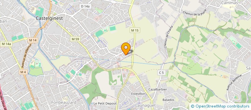 localisation de l'entreprise TRANSDOVAL à CASTELGINEST