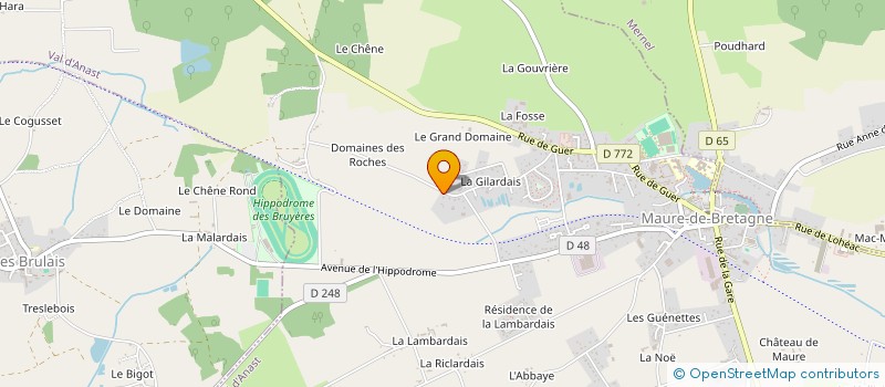 localisation de l'entreprise TRANSE EN DANSE  VAL D'ANAST