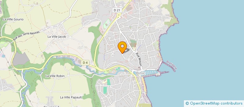 localisation de l'entreprise TRANSE FORMATION DE L ETRE à BINIC-ETABLES-SUR-MER