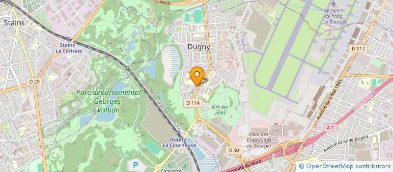localisation de l'entreprise TRANSEINE à DUGNY