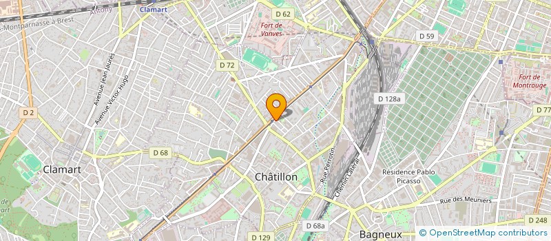 localisation de l'entreprise TRANSEMAD  CHATILLON