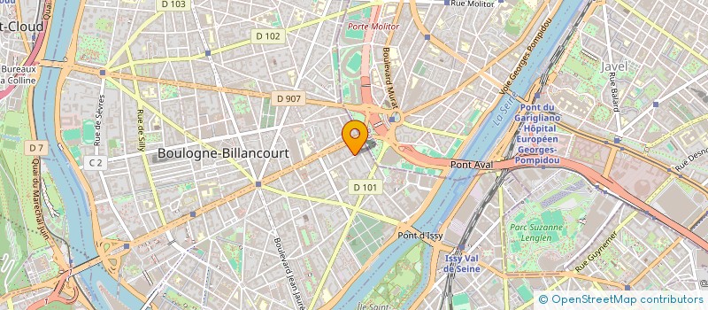 localisation de l'entreprise TRANSEPT INFORMATIQUE à BOULOGNE-BILLANCOURT